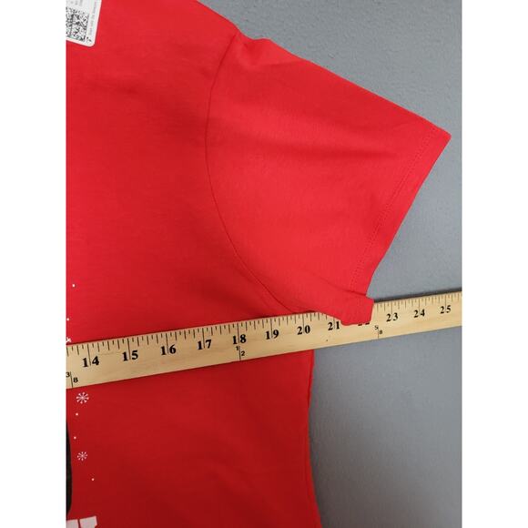 Elf Santa! I Know Him! Buddy Funny Christmas T-Shirt Womens Size Large - Picture 5 of 7